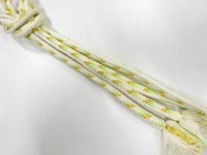 正絹　無形文化財　道明製　手組帯締め